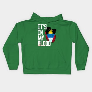 Antigua and Barbuda it's in my Blood Kids Hoodie